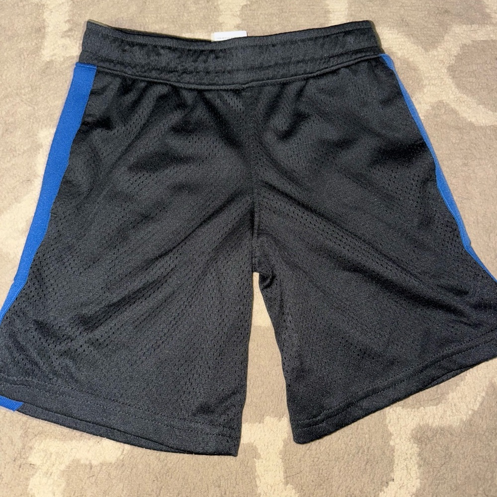 All in Motion Black and Blue Athletic Shorts